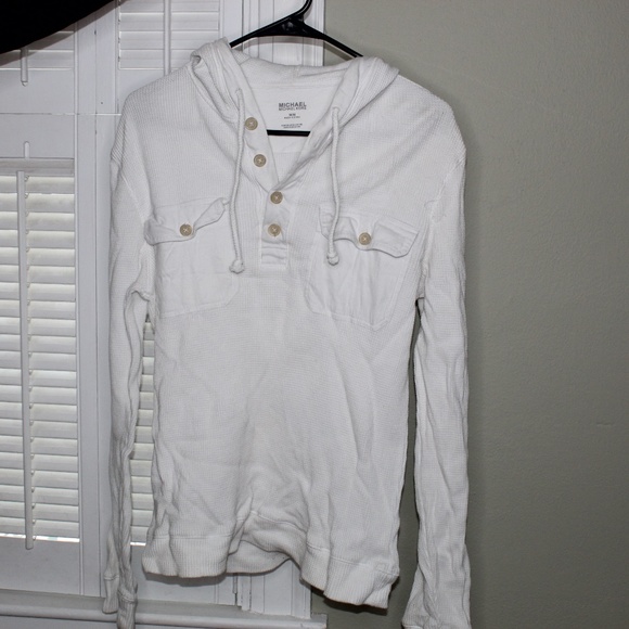 Michael Kors button up mens sweatshirt - Picture 1 of 3